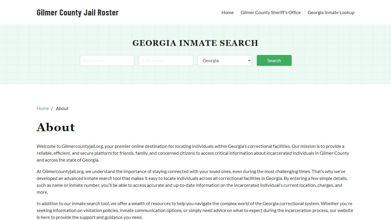 Georgia Inmate Search